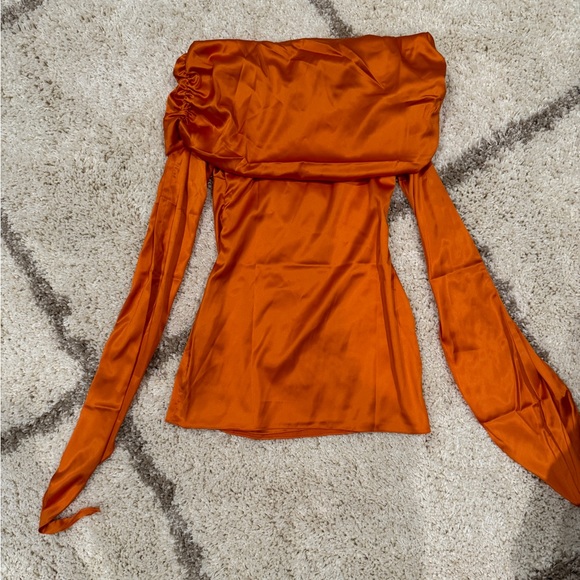 GASELLE & J ORANGE DRESS - Picture 6 of 7